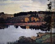 Nesterov Nikolai Stepanovich The Spring landscape oil painting reproduction